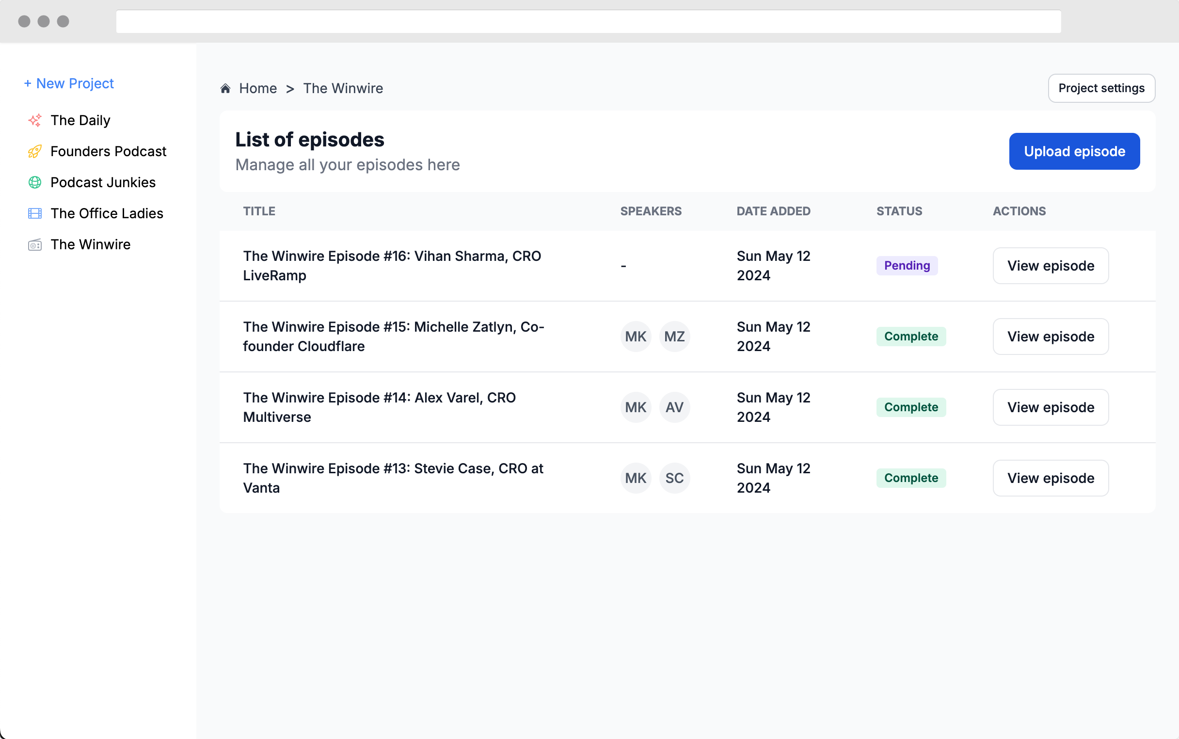 Flowsend Project Page